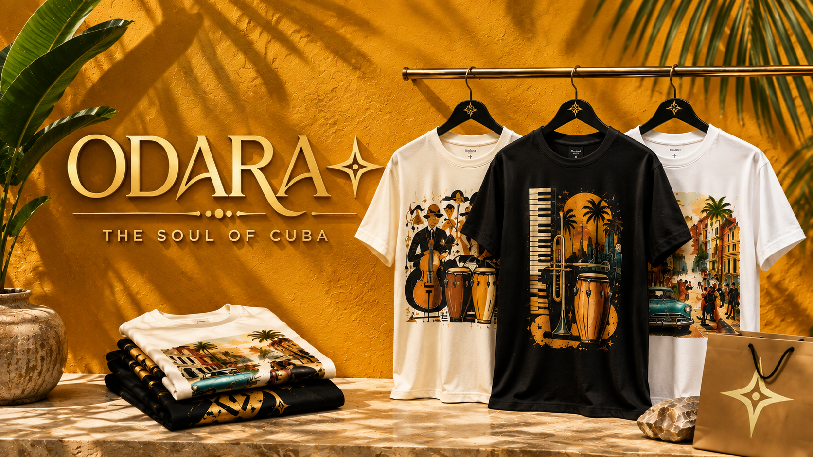 ODARA — The Soul of Cuba: camisetas de la colección